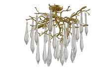 Люстра Crystal Lux REINA PL5 D600 GOLD PEARL - цена и фото Люстра Crystal Lux REINA PL5 D600 GOLD PEARL - цена и фото